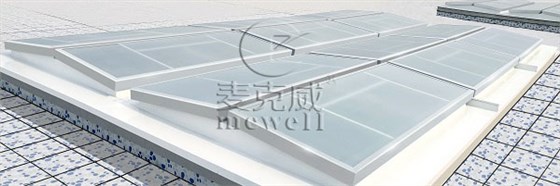 麥克威三角形電動(dòng)采光排煙天窗 麥克威三角形電動(dòng)采光排煙天窗